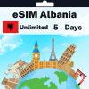 eSIM Albania - Unlimited - 5 Days