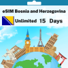 eSIM Bosnia and Herzegovina - Unlimited - 15 Days
