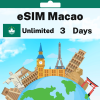 eSIM Macao - Unlimited - 3 Days