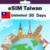 eSIM Taiwan - Unlimited - 30 Days