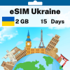 eSIM Ukraine - 2 GB - 15 Days