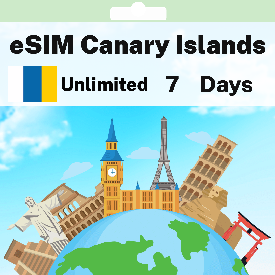7fe36f60-ca08-42eb-81e5-a011b66f3bee.png eSIM Canary Islands - Unlimited - 7 Days