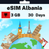 eSIM Albania - 3 GB - 30 Days