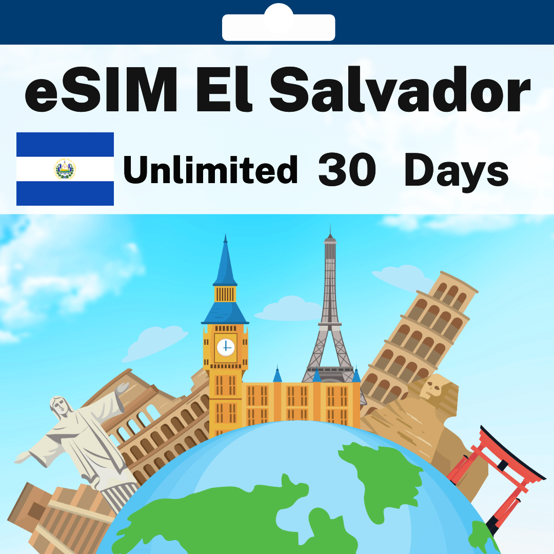 8dac313d-4906-41c2-a41a-fc7484be9b62.png eSIM El Salvador - Unlimited - 30 Days