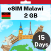 eSIM Malawi - 2 GB - 15 Days