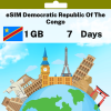 eSIM Democratic Republic Of The Congo - 1 GB - 7 Days
