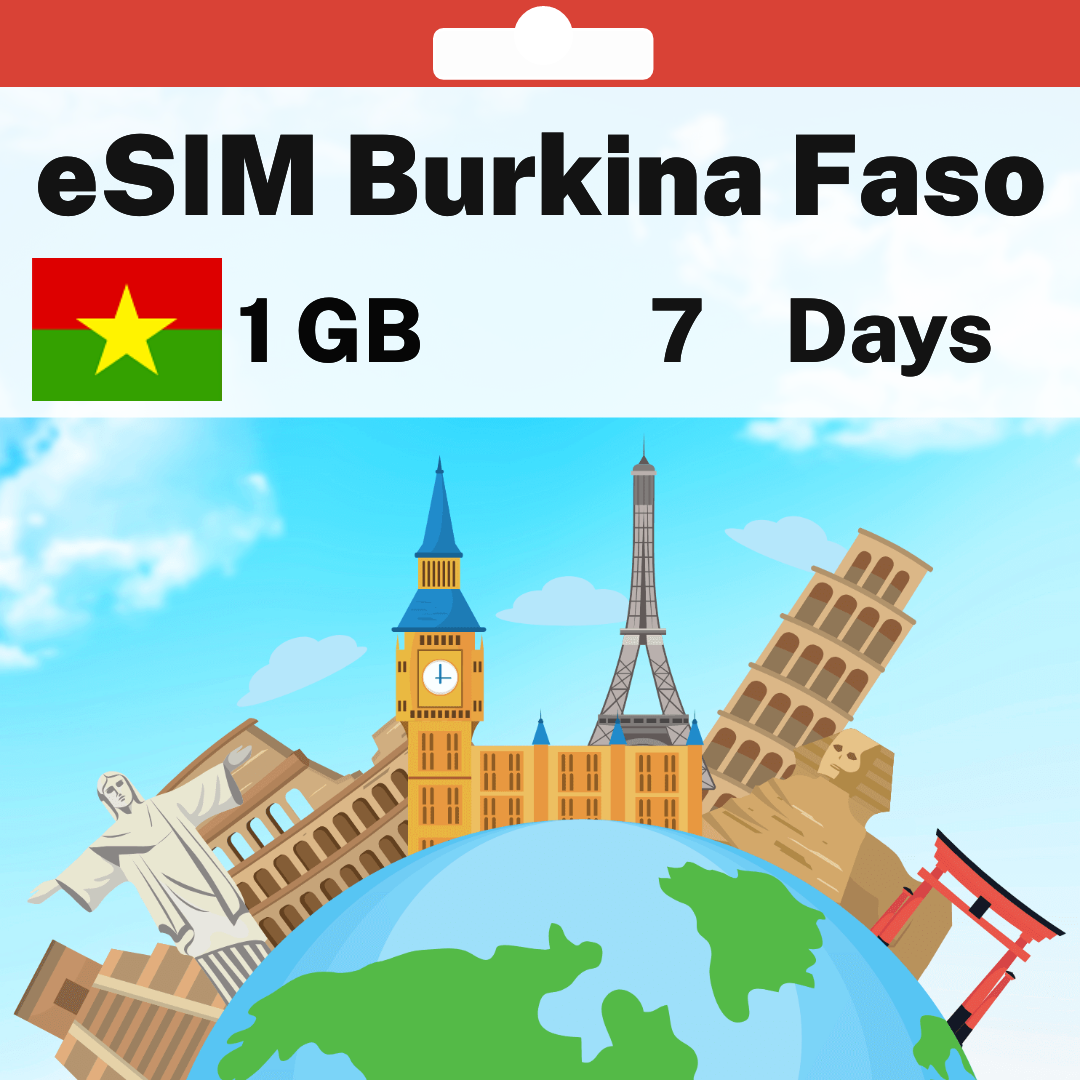 9ed6d3dc-964a-415f-93a9-ba439dd8318f.png eSIM Burkina Faso - 1 GB - 7 Days