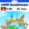 eSIM Guadeloupe - 5 GB - 30 Days