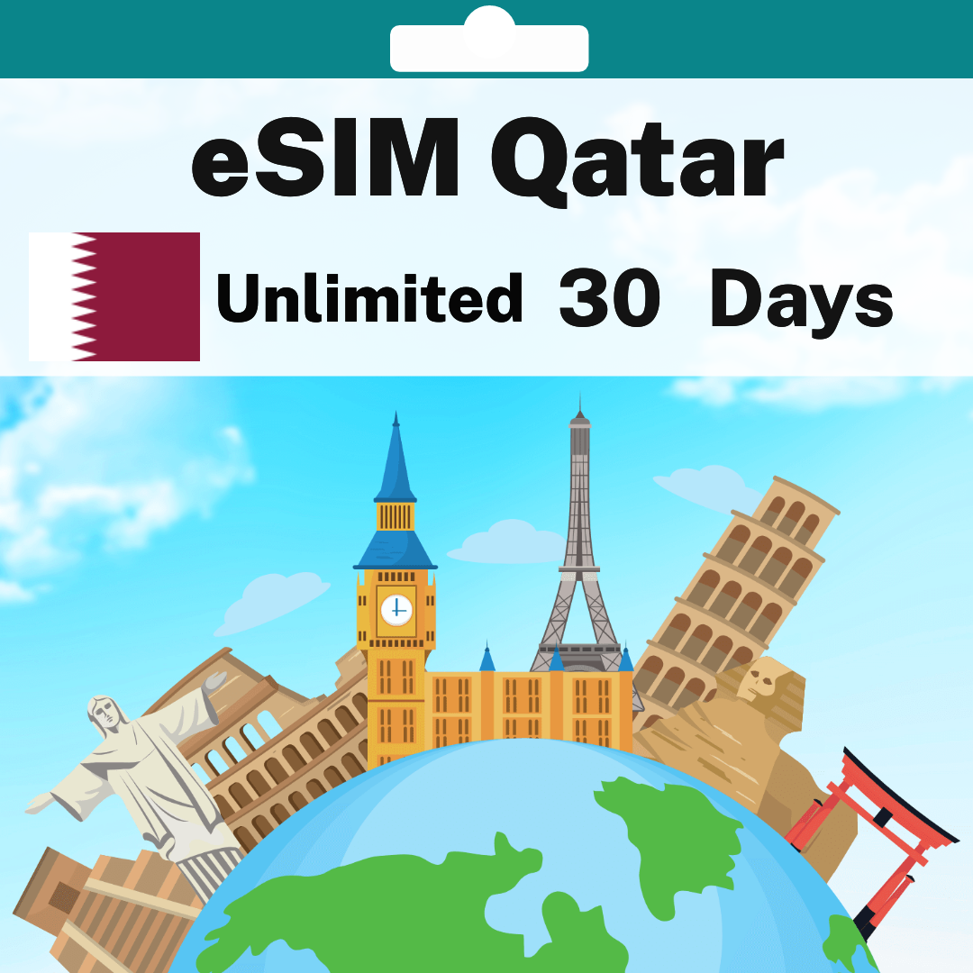 a40bd924-5543-4622-8e3e-1829c1183ef9.png eSIM Qatar - Unlimited - 30 Days