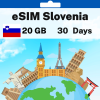 eSIM Slovenia - 20 GB - 30 Days