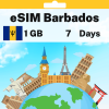 eSIM Barbados - 1 GB - 7 Days
