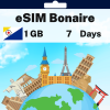 eSIM Bonaire - 1 GB - 7 Days
