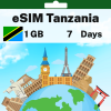 eSIM Tanzania - 1 GB - 7 Days