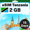 eSIM Tanzania - 2 GB - 15 Days