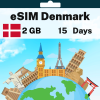 eSIM Denmark - 2 GB - 15 Days