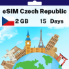 eSIM Czech Republic - 2 GB - 15 Days