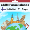 eSIM Faroe Islands - Unlimited - 7 Days