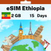 eSIM Ethiopia - 2 GB - 15 Days