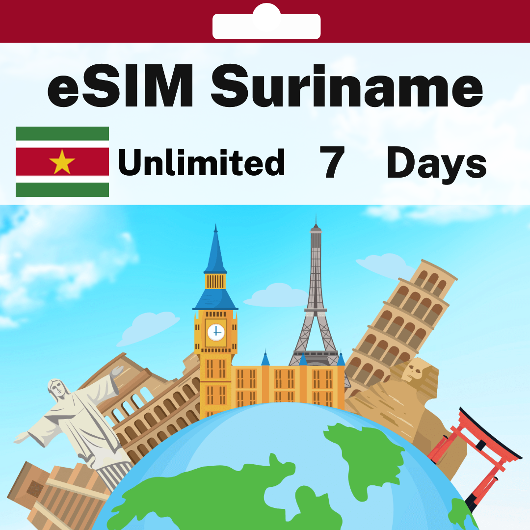 d3b43ac9-3629-4be9-9d66-bf5564779790.png eSIM Suriname - Unlimited - 7 Days
