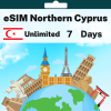 eSIM Northern Cyprus - Unlimited - 7 Days