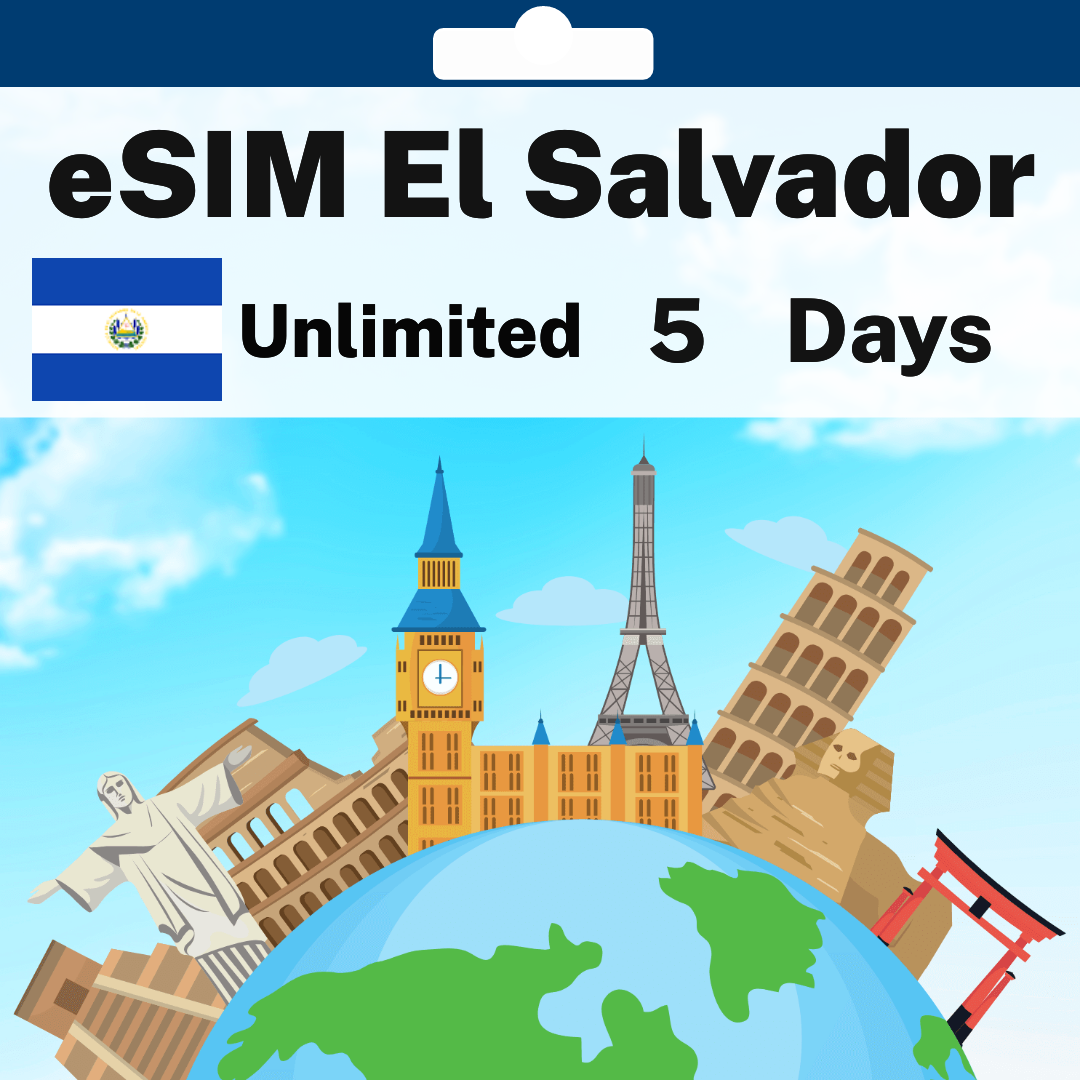d89fcfa0-0fd2-4309-be68-d37f364f1a96.png eSIM El Salvador - Unlimited - 5 Days
