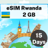 eSIM Rwanda - 2 GB - 15 Days