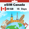 eSIM Canada - 20 GB - 15 Days