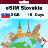 eSIM Slovakia - 2 GB - 15 Days