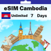 eSIM Cambodia - Unlimited - 7 Days