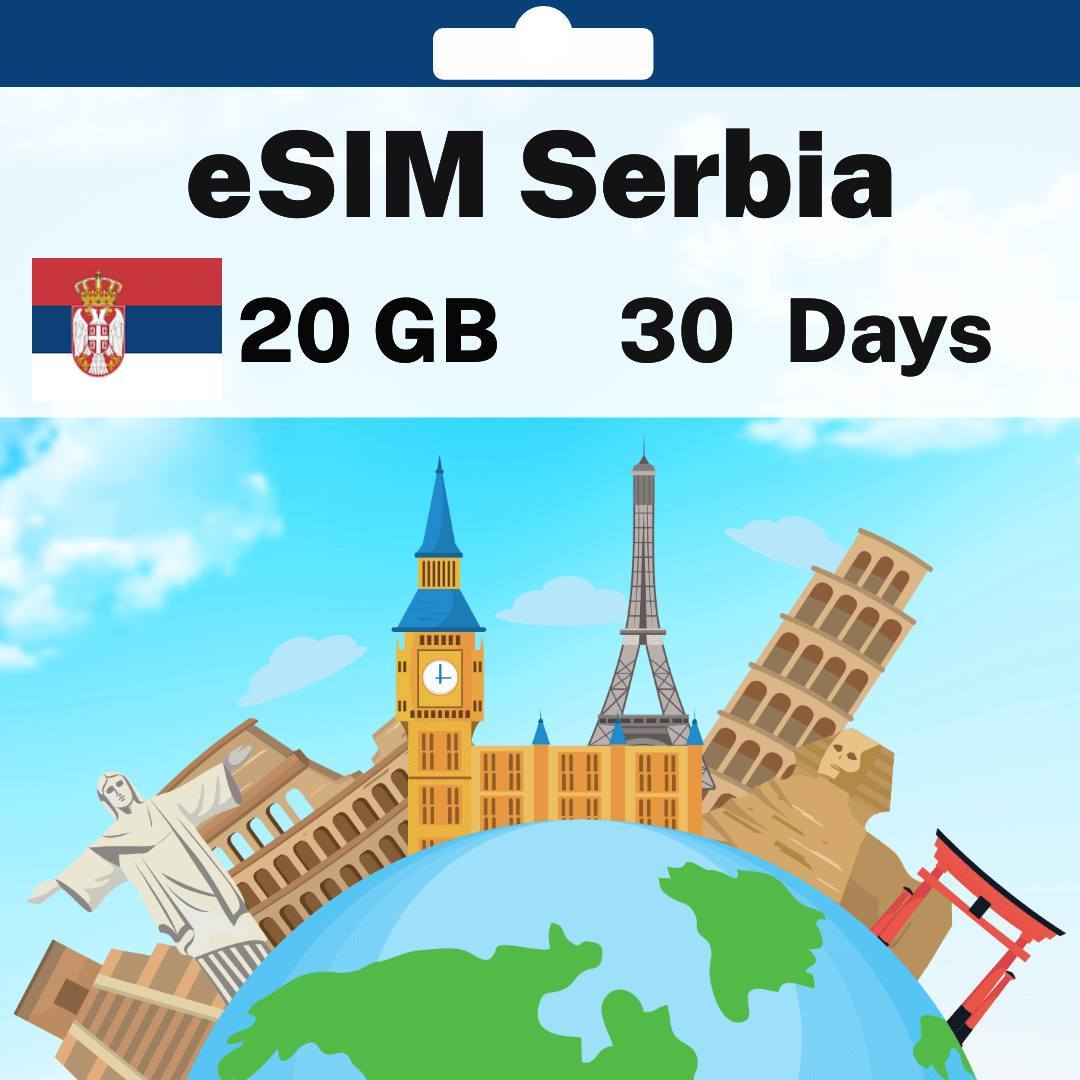 ea395c3a-946d-4f6b-89b9-b3059ee45264.png eSIM Serbia - 20 GB - 30 Days