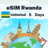eSIM Rwanda - Unlimited - 5 Days