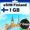 eSIM Finland - 1 GB - 7 Days