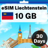 eSIM Liechtenstein - 10 GB - 30 Days