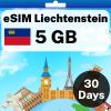 eSIM Liechtenstein - 5 GB - 30 Days