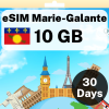 eSIM Marie-Galante - 10 GB - 30 Days