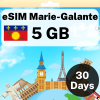 eSIM Marie-Galante - 5 GB - 30 Days