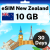 eSIM New Zealand - 10 GB - 30 Days