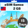 eSIM Samoa - 2 GB - 15 Days