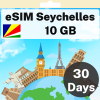eSIM Seychelles - 10 GB - 30 Days