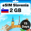eSIM Slovenia - 2 GB - 15 Days