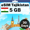 eSIM Tajikistan - 5 GB - 30 Days