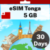 eSIM Tonga - 5 GB - 30 Days