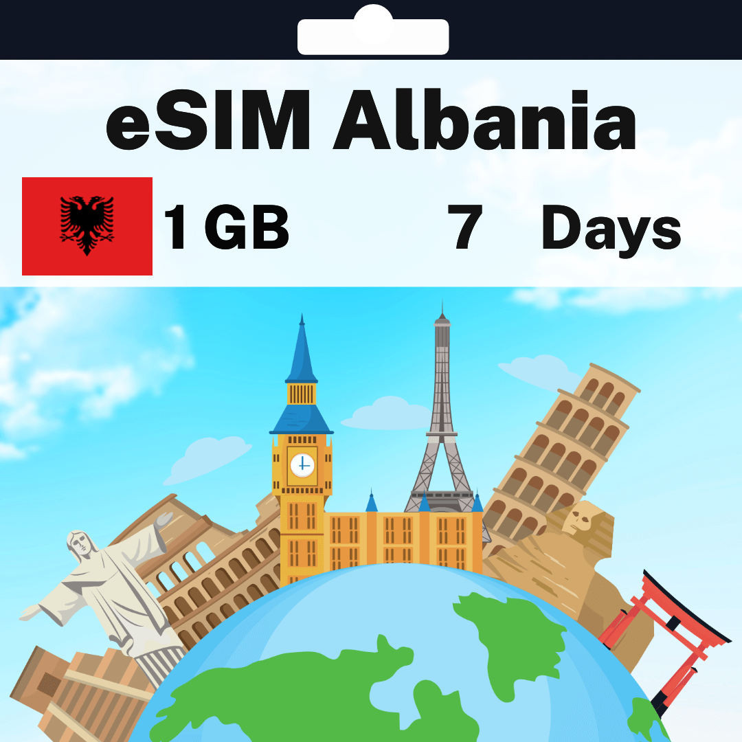 f05e5c79-14d1-4b5e-ab96-27f7126d9356.png eSIM Albania - 1 GB - 7 Days