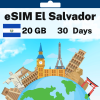 eSIM El Salvador - 20 GB - 30 Days