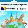 eSIM Bosnia and Herzegovina - Unlimited - 5 Days