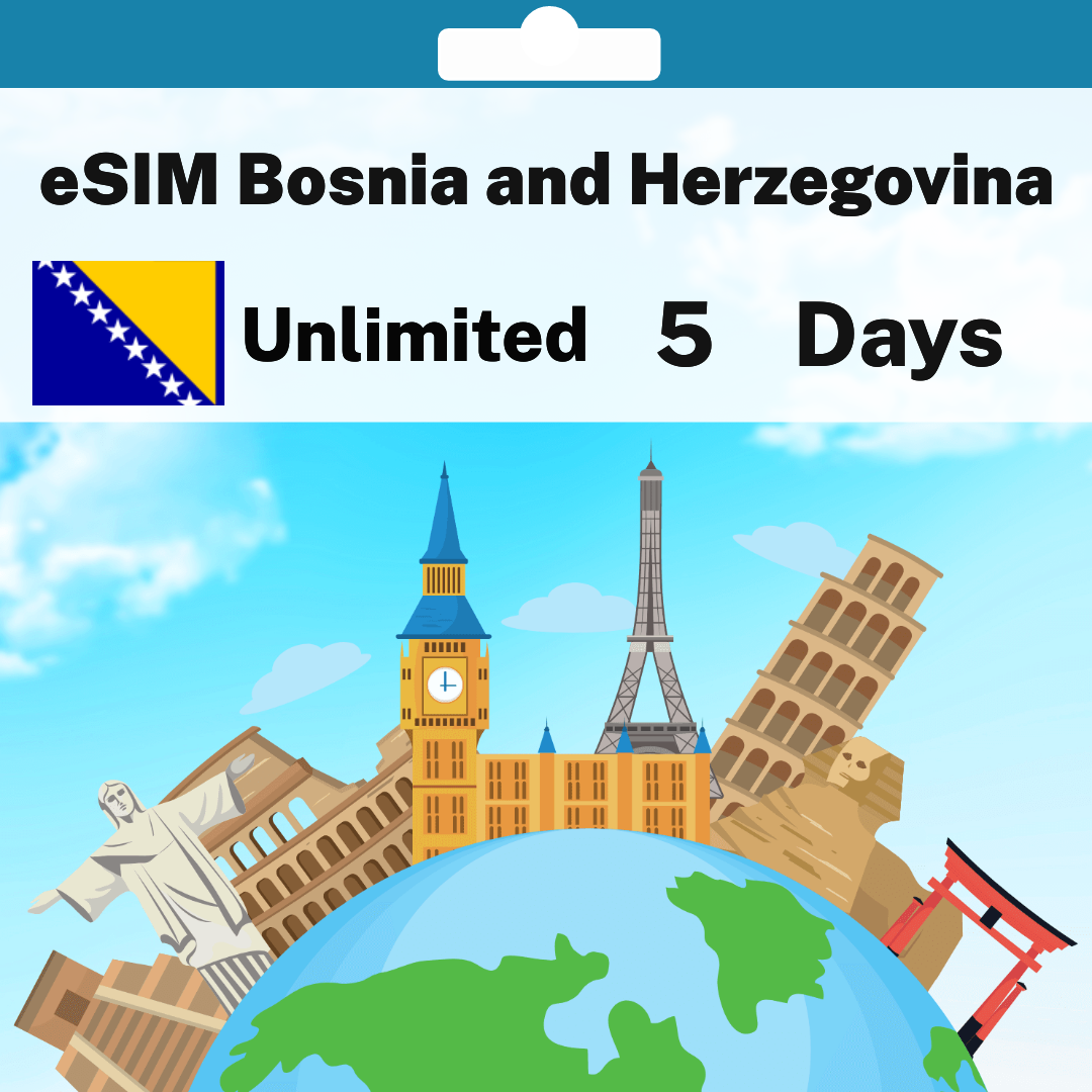 f746c806-cb3a-4983-b3f7-72fcc3c4e31b.png eSIM Bosnia and Herzegovina - Unlimited - 5 Days