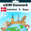 eSIM Denmark - Unlimited - 3 Days