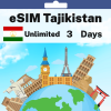eSIM Tajikistan - Unlimited - 3 Days