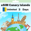 eSIM Canary Islands - Unlimited - 3 Days