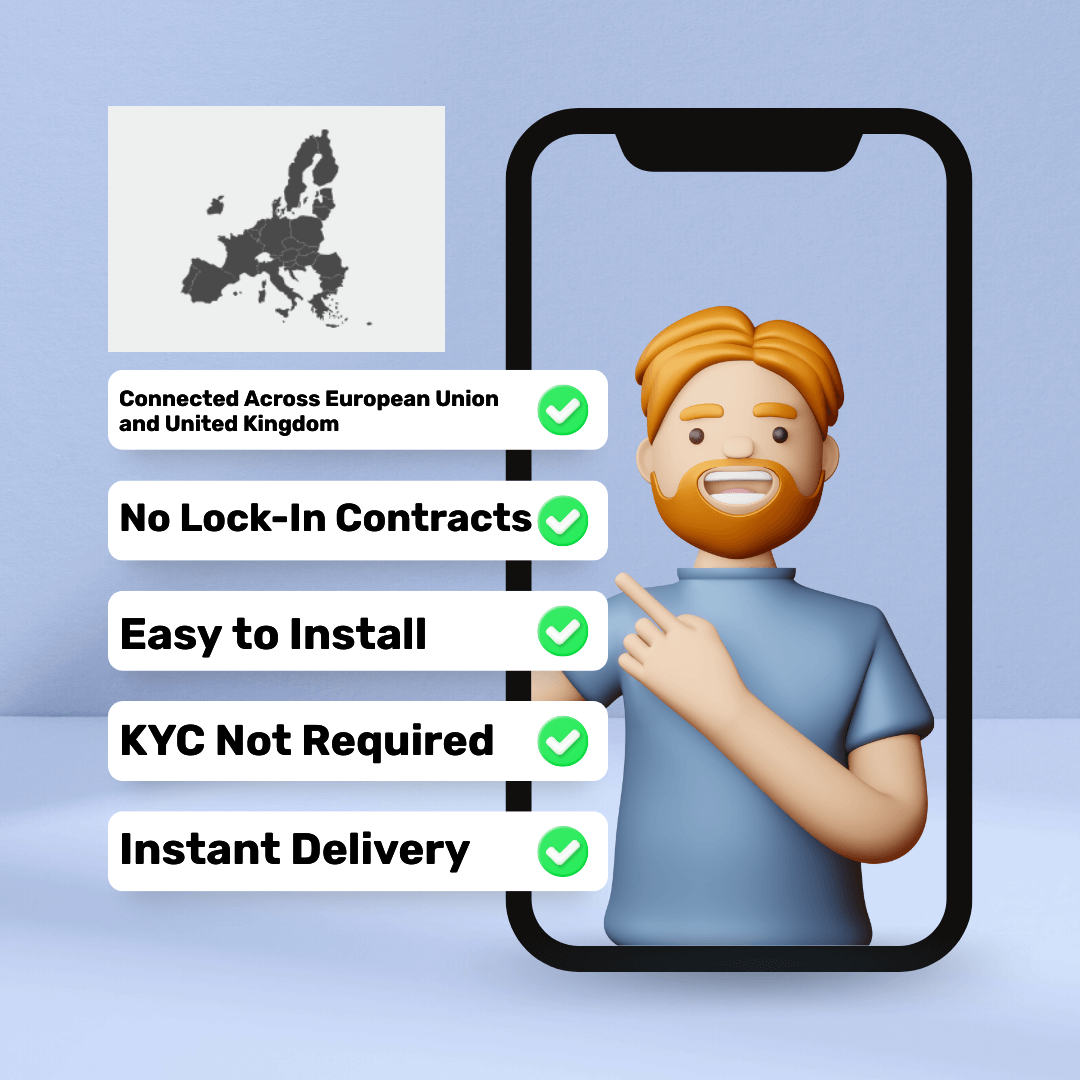 49f283b8-2749-4c39-8f56-92be25e081c2.png eSIM European Union and United Kingdom - Unlimited - 3 Days